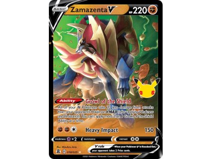 Pokémon Zamazenta V (CEL 018)
