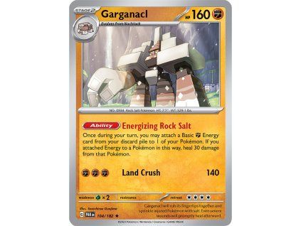 Pokémon Garganacl (PAR 104)