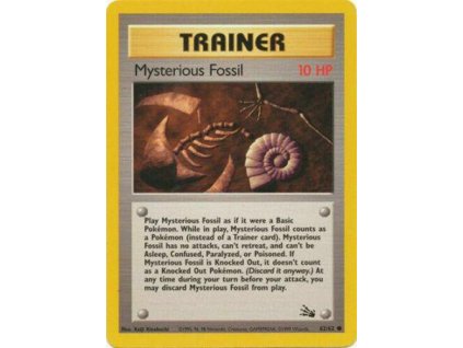Pokémon Mysterious Fossil (FO 62)