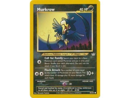 Pokémon Murkrow (NR 46)