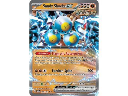 Pokémon Sandy Shocks ex (PAR 108, NM)