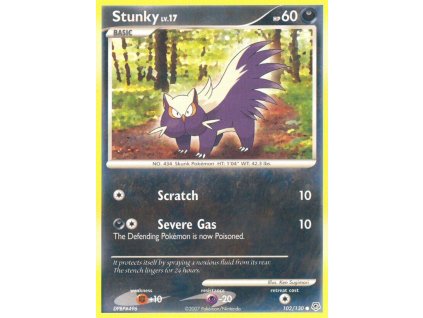 Pokémon Stunky Lv.17 (DP 102)