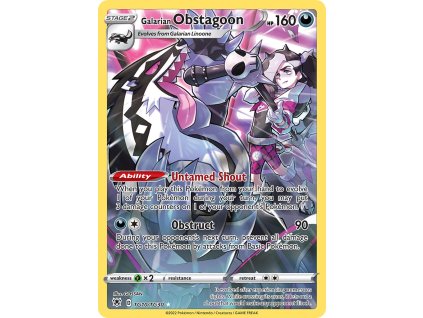 Pokémon Galarian Obstagoon (ASR TG10)
