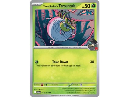 Team Rocket's Tarountula (ASC 018)