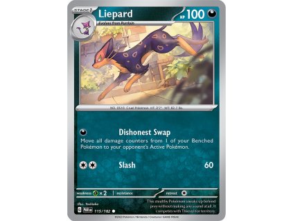 Pokémon Paradox Rift Liepard 115