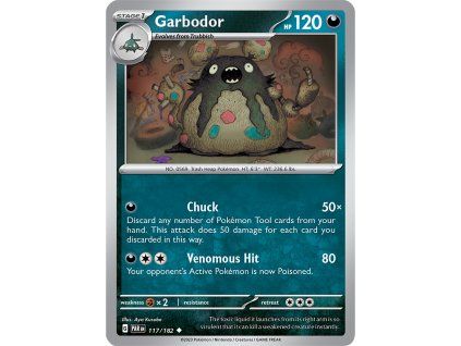 Pokémon Garbodor (PAR 117)