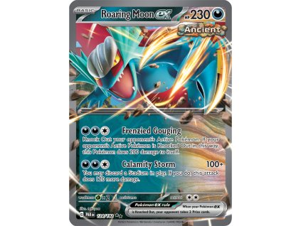 Pokemon Paradox Rift Roaring Moon Ex 124