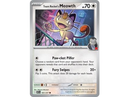 Team Rocket's Meowth (ASC 161)