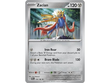 Pokemon Paradox Rift Zacian 136