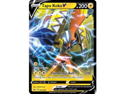Pokémon Tapu Koko V (SSH 72)