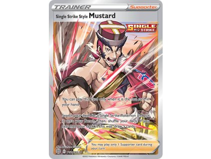 Pokémon Single Strike Style Mustard (BRS TG28)