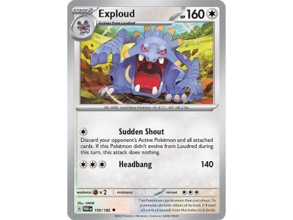 Pokémon Exploud (PAR 150)