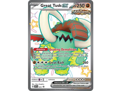Pokémon Great Tusk ex (SVP 072)