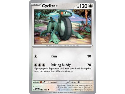 Pokémon Paradox Rift Cyclizar 157