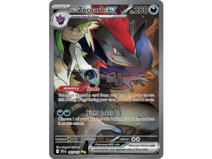 Pokémon N's Zoroark ex (JTG 185)