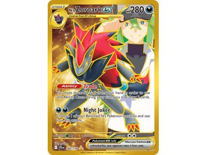 Pokémon N's Zoroark ex (JTG 189)