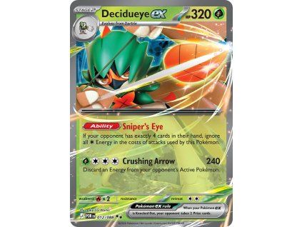 Pokémon Decidueye ex (POR 012)