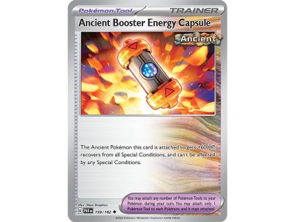 Pokémon Paradox Rift Ancient Booster Energy Capsule 159