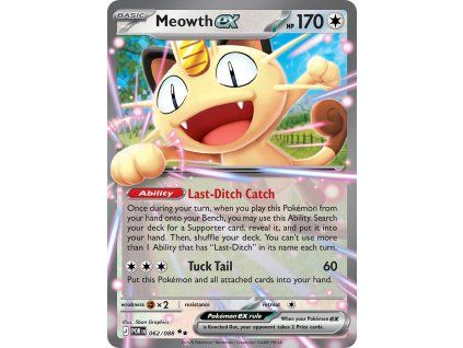 Pokémon Meowth ex (POR 062)