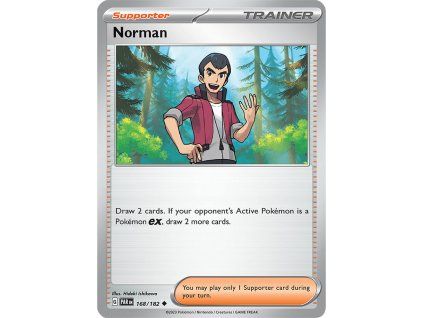 Pokémon Norman (PAR 168, NM)