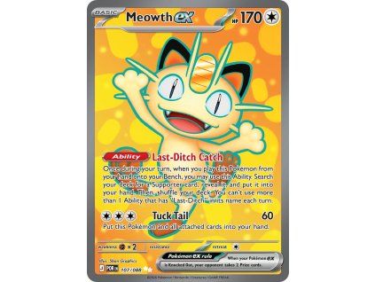 Pokémon Meowth ex (POR 107)