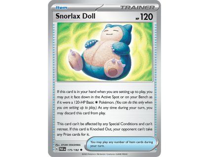 Pokémon Snorlax Doll (PAR 175, NM)