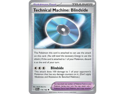 Pokémon Technical Machine: Blindside (PAR 176, NM)