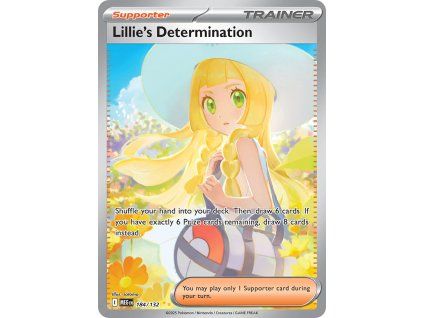 Pokémon Lillie's Determination (MEG 184)