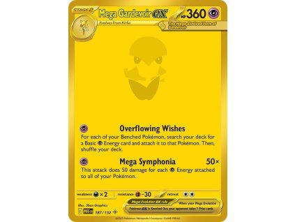 Pokémon Mega Gardevoir ex (MEG 187)