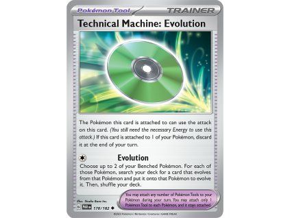 Pokémon Technical Machine: Evolution (PAR 178, NM)