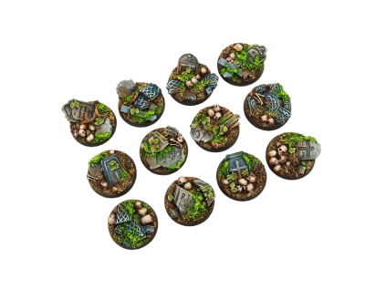 Graveyard Bases, Round 25mm, Micro Art Studio