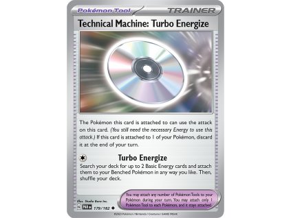 Pokémon Technical Machine: Turbo Energize (PAR 179, EX)