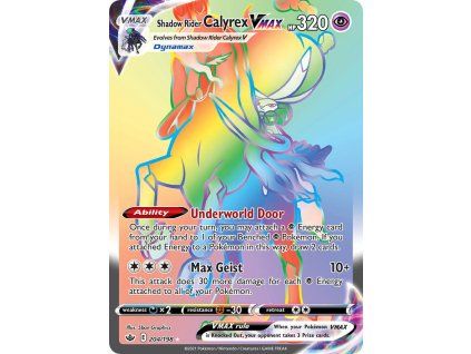 Pokémon Shadow Rider Calyrex VMAX (CRE 204)