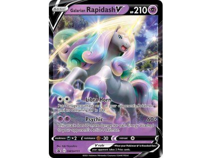 Pokémon Galarian Rapidash V (SWSH 111)