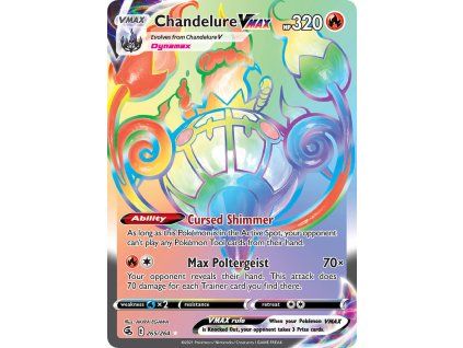 Pokémon Chandelure VMAX (FST 265)