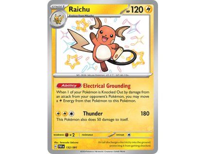 Pokémon Raichu (PAF 132)