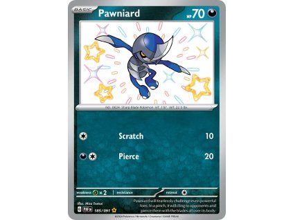 Pokémon Pawniard (PAF 185)