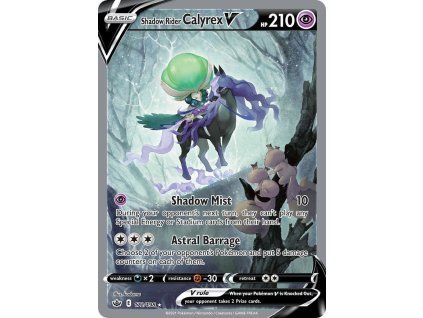 Pokémon Shadow Rider Calyrex V (CRE 172)