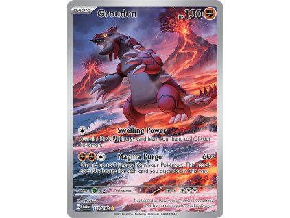 Pokémon Groudon (PAR 199, NM)