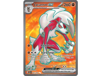 Pokémon Lycanroc ex (PAL 241)