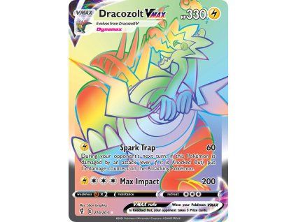 Pokémon Dracozolt VMAX (EVS 210)
