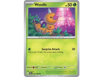 Pokémon Weedle (CRI 001)