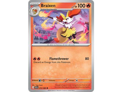 Pokémon Braixen (CRI 012)