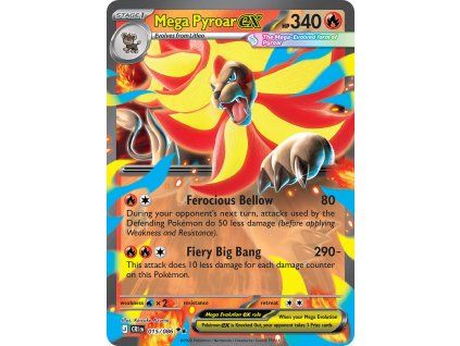 Pokémon Mega Pyroar ex (CRI 015)