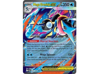 Pokémon Mega Greninja ex (CRI 022)