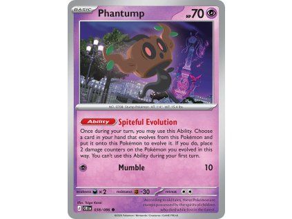 Pokémon Phantump (CRI 038)