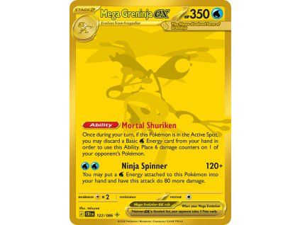 Pokémon Mega Greninja ex (CRI 122)