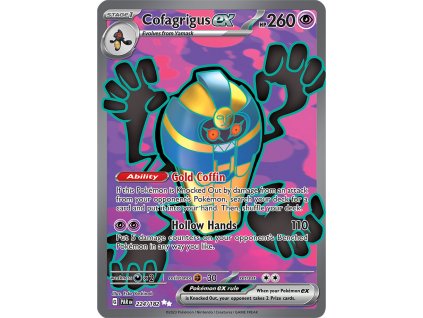 Pokémon Paradox Rift Cofagrigus ex 224