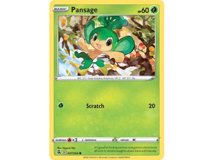 Pokémon Pansage (FST 007)