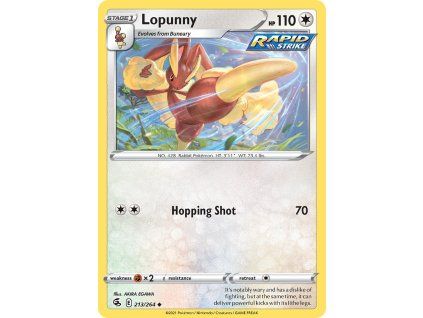 Pokémon Lopunny (FST 213)